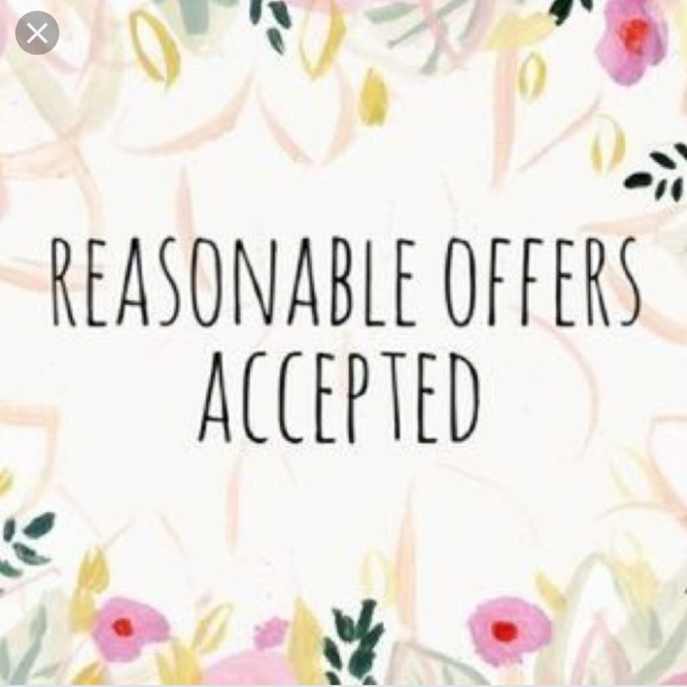 Reasonable offers welcome